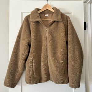 Brandy Melville J. Galt Tan Teddy Jacket